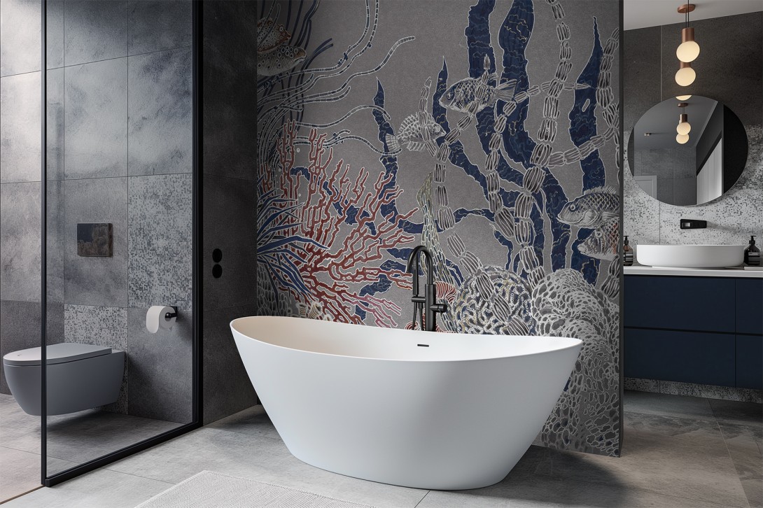 Lorenso TPA 1223 0045 00 Coralife - mural w ryby i koralowce