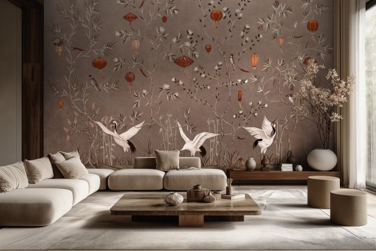 Lorenso TPA 0224 0070 02 Kiran - mural w czaple i lampiony