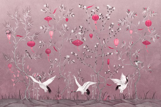 Lorenso TPA 0224 0070 04 Kiran - mural w czaple i lampiony