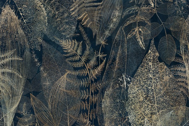 Lorenso TPA 0324 0078 01 Grevio - mural w złote liście