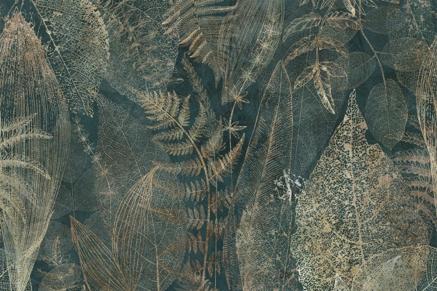 Lorenso TPA 0324 0078 02 Grevio - mural w złote liście