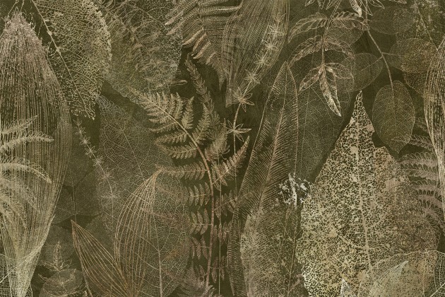 Lorenso TPA 0324 0078 04 Grevio - mural w złote liście