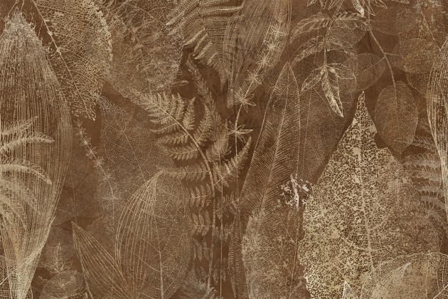 Lorenso TPA 0324 0078 05 Grevio - mural w złote liście