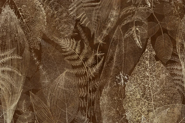 Lorenso TPA 0324 0078 06 Grevio - mural w złote liście