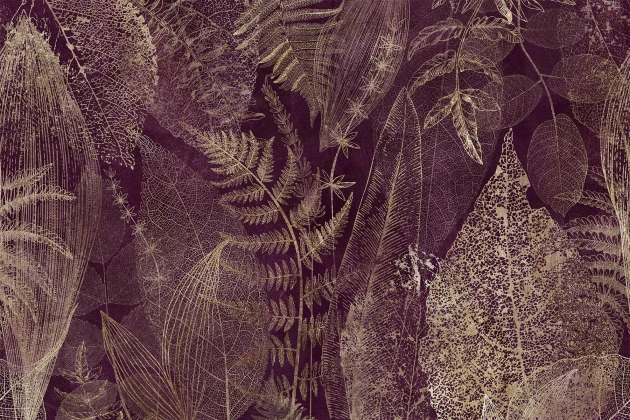 Lorenso TPA 0324 0078 08 Grevio - mural w złote liście