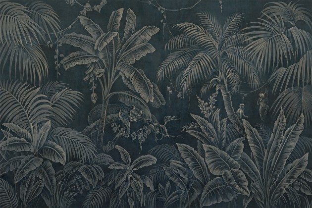 Lorenso TPA 0224 0067 00 Prida - mural w egzotyczne liście i zwierzęta