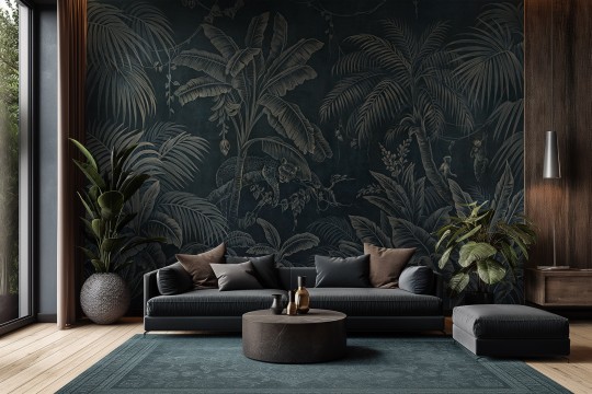 Lorenso TPA 0224 0067 01 Prida - mural w egzotyczne liście i zwierzęta