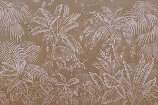 Lorenso TPA 0224 0067 02 Prida - mural w egzotyczne liście i zwierzęta