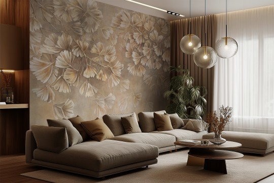 Lorenso TPA 1123 0020 00 Zingo - mural w liście miłorzębu japońskiego