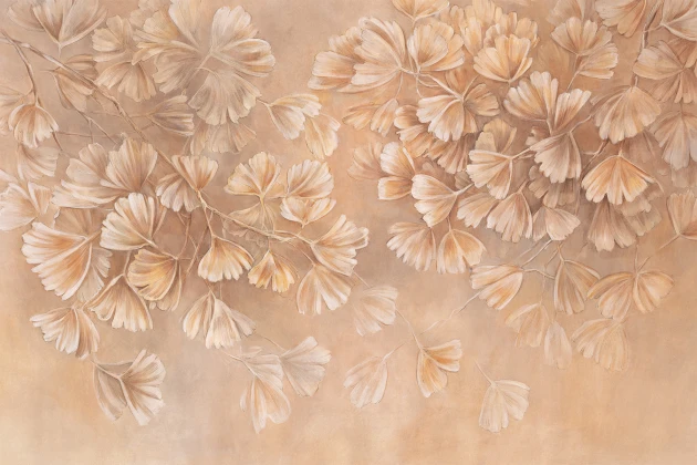 Lorenso TPA 1123 0020 01 Zingo - mural w liście miłorzębu japońskiego