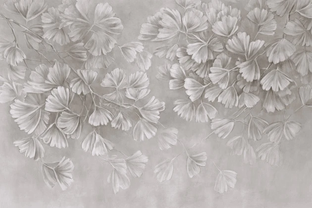 Lorenso TPA 1123 0020 03 Zingo - mural w liście miłorzębu japońskiego