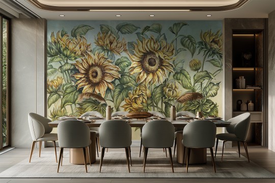 Lorenso TPA 0124 0054 03 Solea - mural w słoneczniki