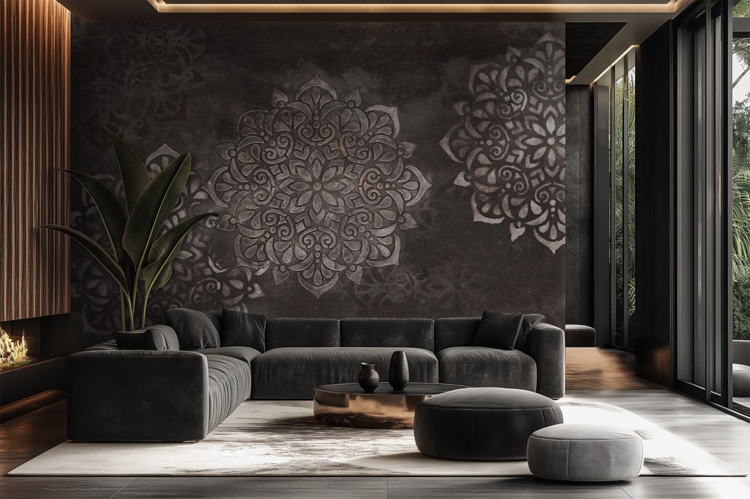 Lorenso TPA 1123 0012 00 Zendala - mural w orientalne ornamenty