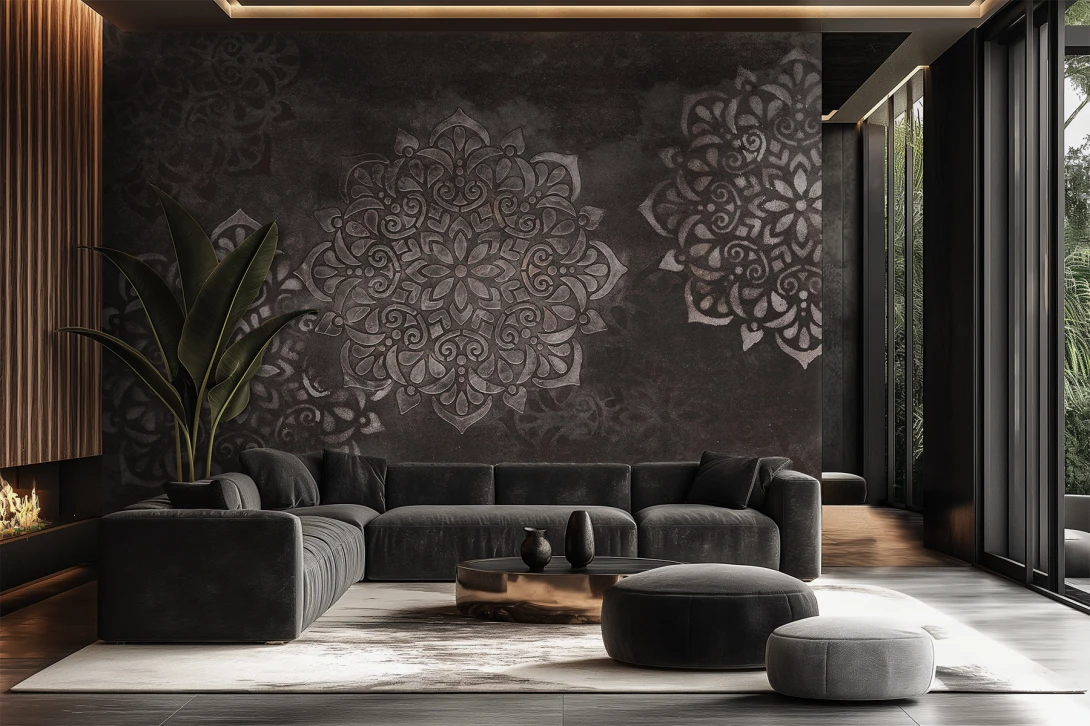 Lorenso TPA 1123 0012 01 Zendala - mural w orientalne ornamenty