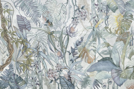 Lorenso TPA 1123 0023 02 Jungle - mural w egzotyczne rośliny