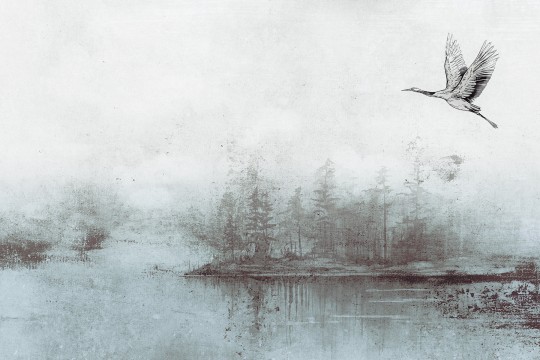 Lorenso TPA 0224 0063 01 Laveria - mural w jezioro i czaplę