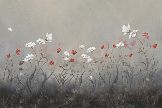 Lorenso TPA 1123 0039 00 Willow - mural w polne rośliny