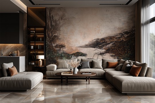 Lorenso TPA 1223 0041 06 Roostica - mural w górską rzekę