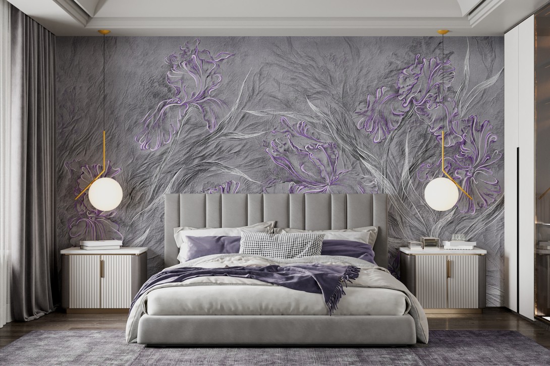 Lorenso TPA 0524 0085 00 Veyla - mural w kwiaty