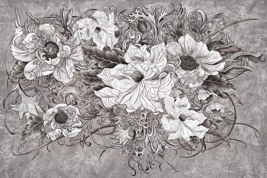 Lorenso TPA 1223 0044 02 Pearl - mural w kwiaty