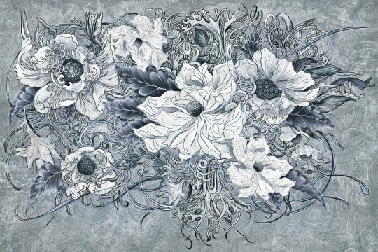 Lorenso TPA 1223 0044 06 Pearl - mural w kwiaty