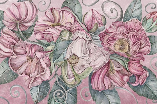 Lorenso TPA 1123 0034 00 Gardenia - mural w kwiaty