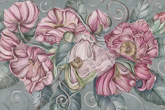 Lorenso TPA 1123 0034 02 Gardenia - mural w kwiaty