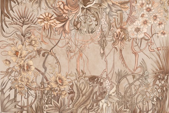 Lorenso TPA 0224 0069 03 Malivia - mural w tropikalne rośliny