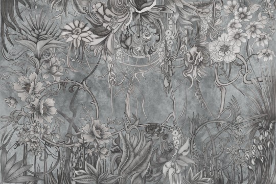 Lorenso TPA 0224 0069 05 Malivia - mural w tropikalne rośliny