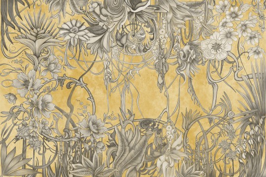 Lorenso TPA 0224 0069 06 Malivia - mural w tropikalne rośliny