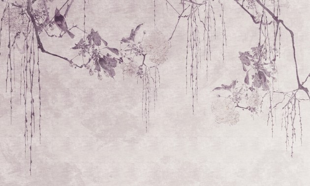 Dekorami Kyoto Fine 3 - mural w gałęzie