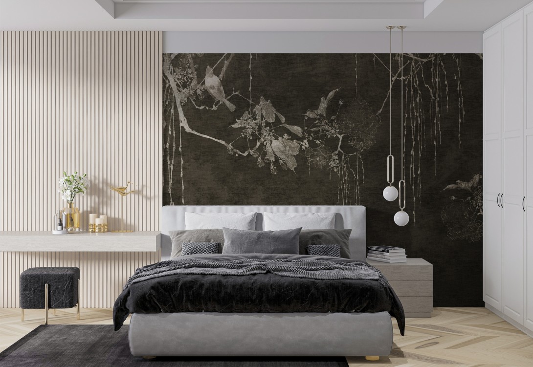 Dekorami Kyoto Fine 5 - mural w gałęzie