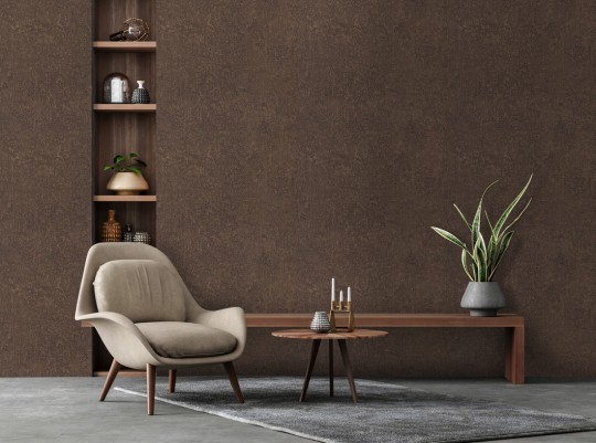 Vinylpex W15.474 Bruce - tapeta obiektowa imitująca beton szara