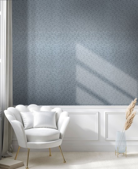 Vinylpex W27.223 Illa - tapeta obiektowa mozaika ciemnoszara