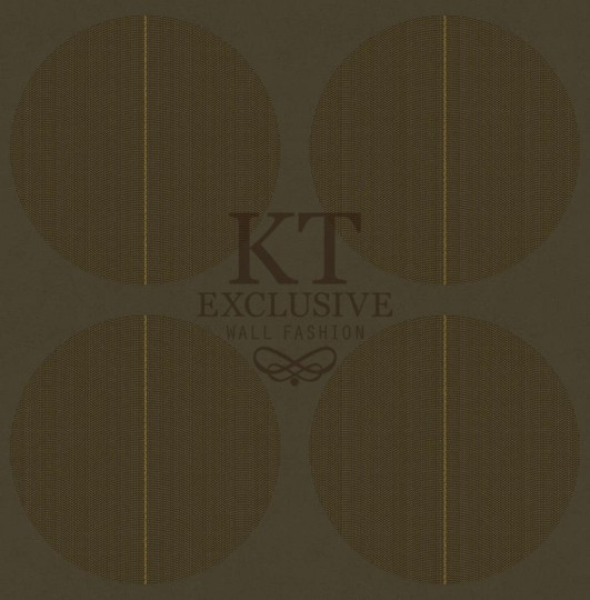 KT Exclusive BA0103 Baile - zamszowa tapeta w koła