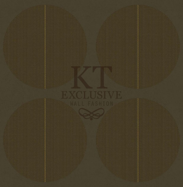 KT Exclusive BA0103 Baile - zamszowa tapeta w koła