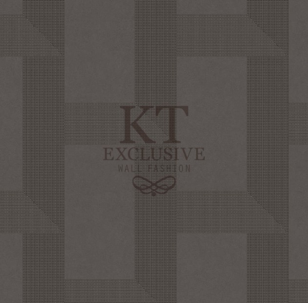 KT Exclusive BA0206 Baile - zamszowa tapeta w geometryczny wzór