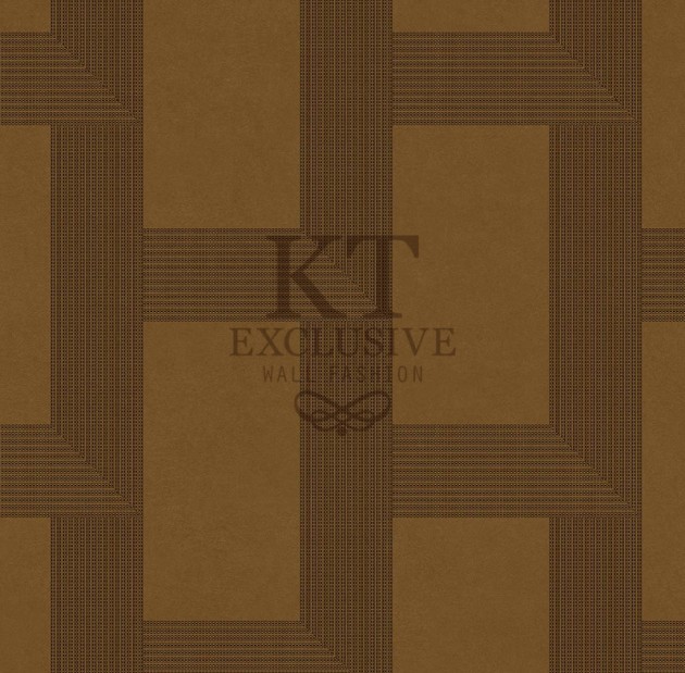 KT Exclusive BA0207 Baile - zamszowa tapeta w geometryczny wzór