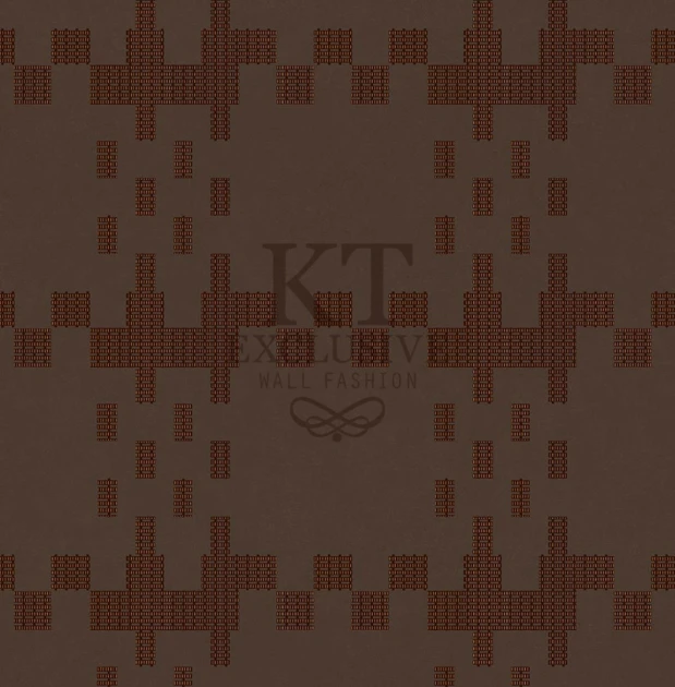 KT Exclusive BA0323 Baile - zamszowa tapeta w kratkę