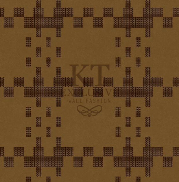 KT Exclusive BA0305 Baile - zamszowa tapeta w kratkę