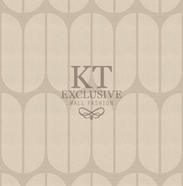 KT Exclusive ME0339 Meala - tapeta z aksamitu w geometryczny wzór