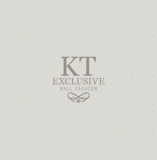 KT Exclusive KT40400 Sauvage 2 - tapeta imitująca tkaninę w jodełkę