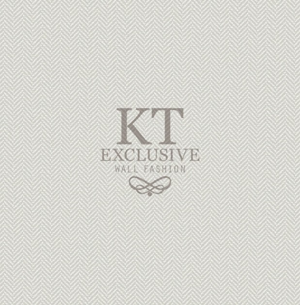 KT Exclusive KT40400 Sauvage 2 - tapeta imitująca tkaninę w jodełkę