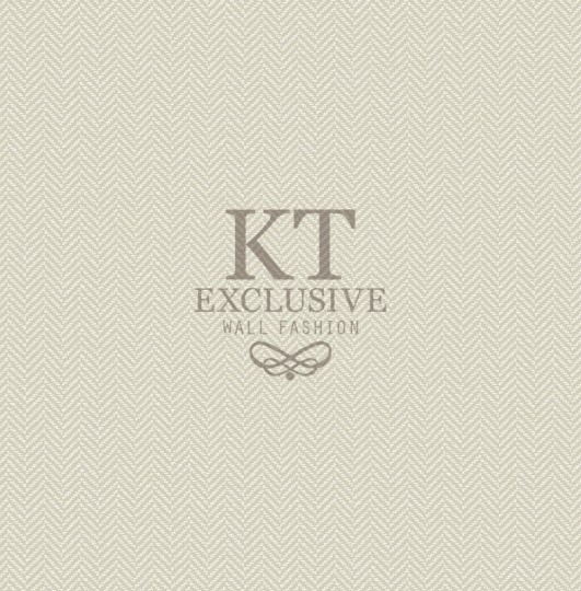 KT Exclusive KT40403 Sauvage 2 - tapeta imitująca tkaninę w jodełkę
