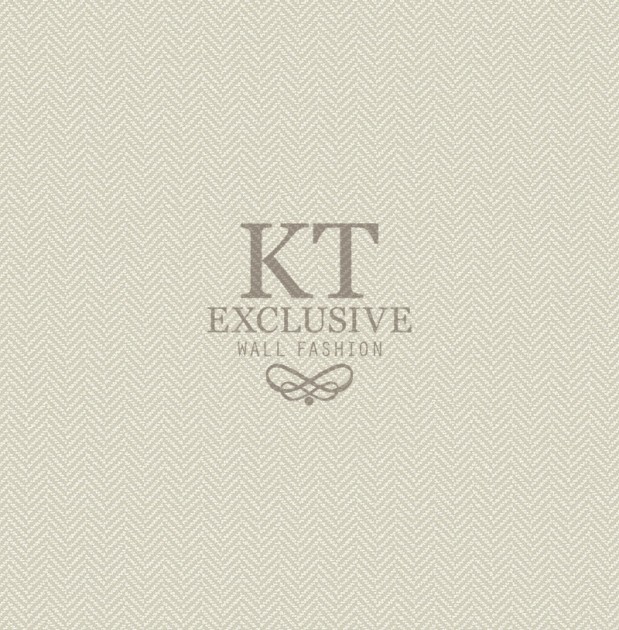 KT Exclusive KT40403 Sauvage 2 - tapeta imitująca tkaninę w jodełkę
