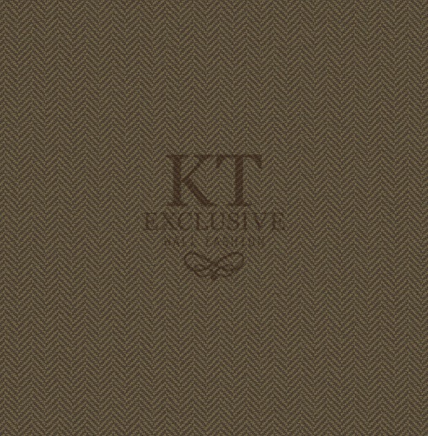 KT Exclusive KT40406 Sauvage 2 - tapeta imitująca tkaninę w jodełkę