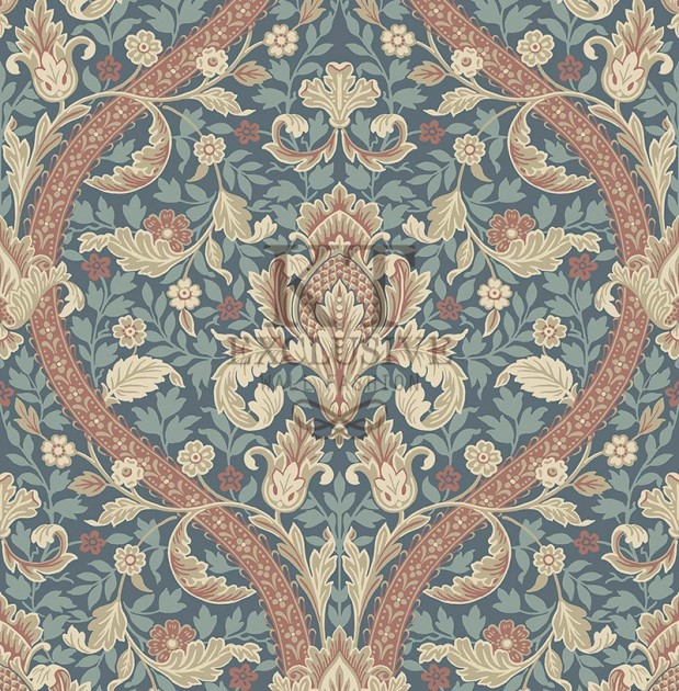 KT Exclusive KT30301 British Heritage III - tapeta w roślinne ornamenty
