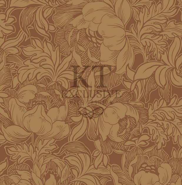 KT Exclusive KT31201 British Heritage III - tapeta w stylizowane kwiaty