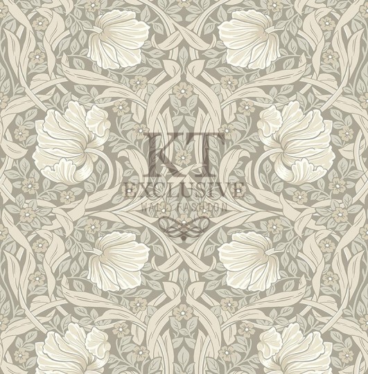 KT Exclusive KT31403 British Heritage II - tapeta w stylizowane kwiaty