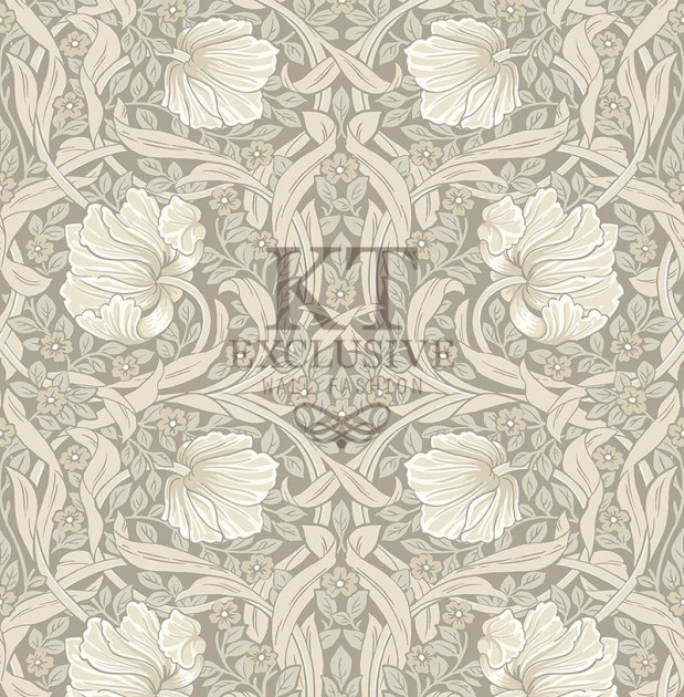 KT Exclusive KT31403 British Heritage II - tapeta w stylizowane kwiaty
